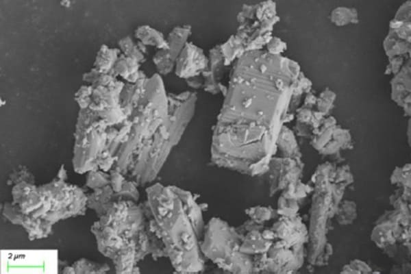 Cr2AlB2 MAB Phase Powder SEM
