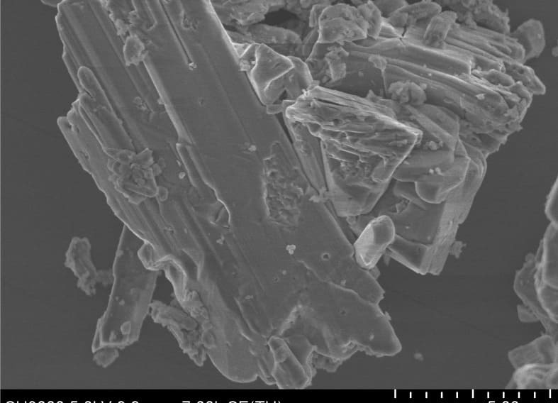 Cr2AlB2 MAB Phase Powder SEM