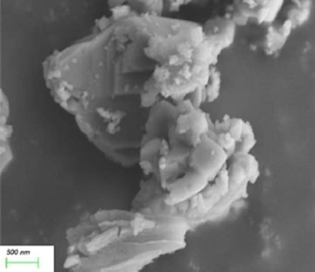 Fe2AlB2 MAB Phase Powder SEM